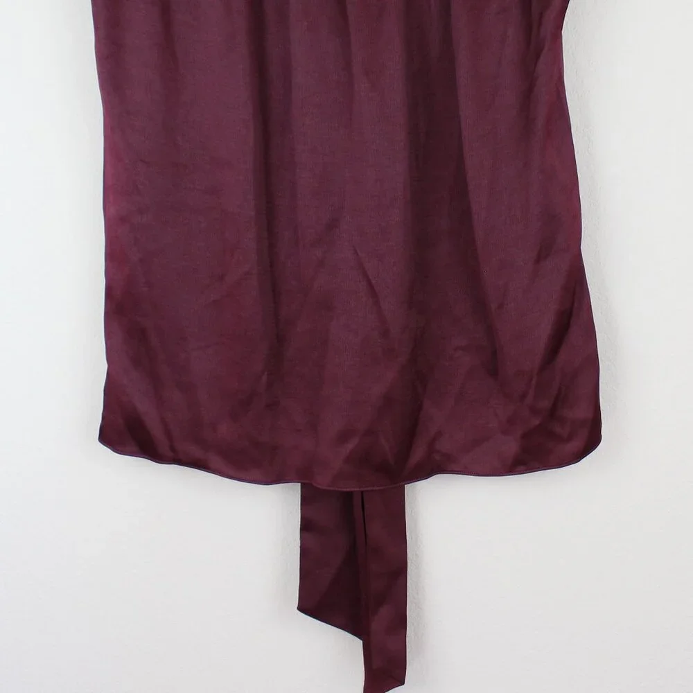 NWT KATE SPADE NEW YORK Satin Neck Tie Top, Medium